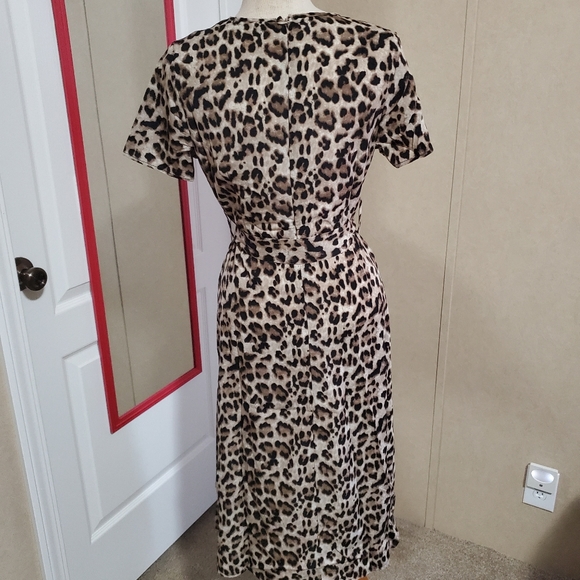 Cheetah Print Dress - Picture 2 of 4